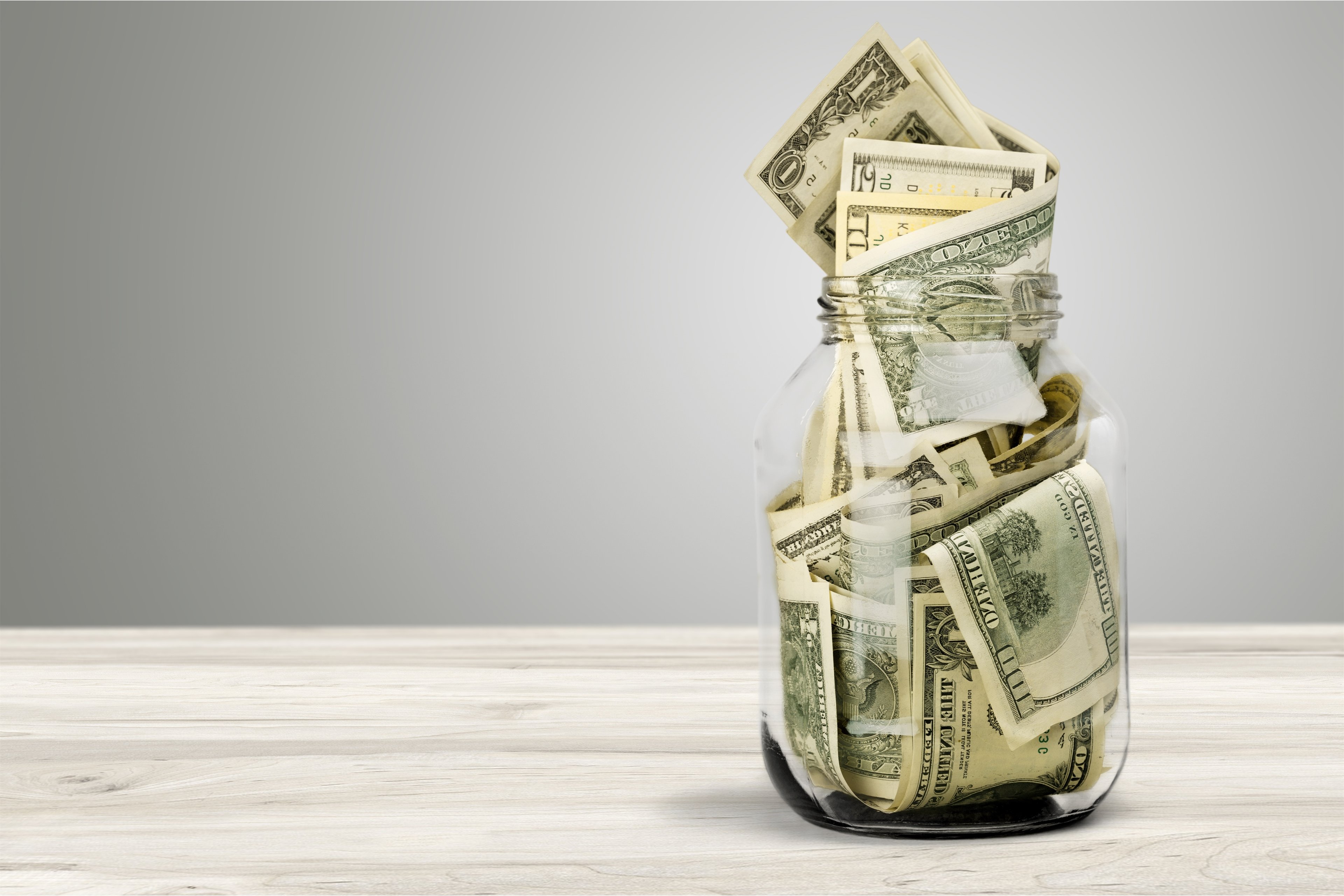 Jar-of-paper-bills