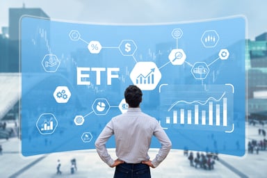 ETF board and person