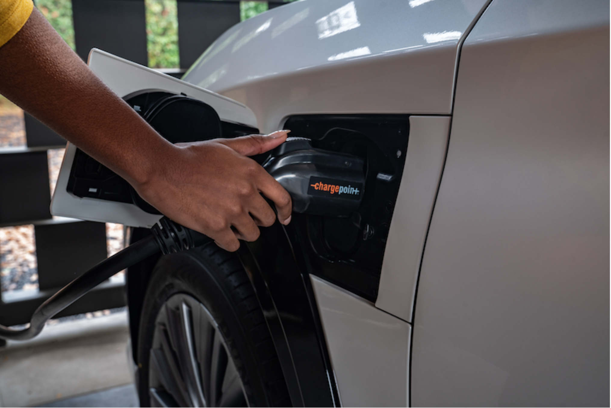 ChargePoint plug charging EV