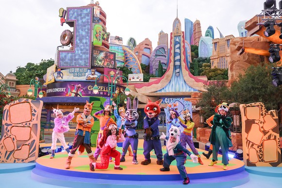 Zootopia grand opening at Shanghai Disney on Wednesday.