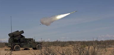 RTX Stinger missile launches from a Humvee. IS RTX.