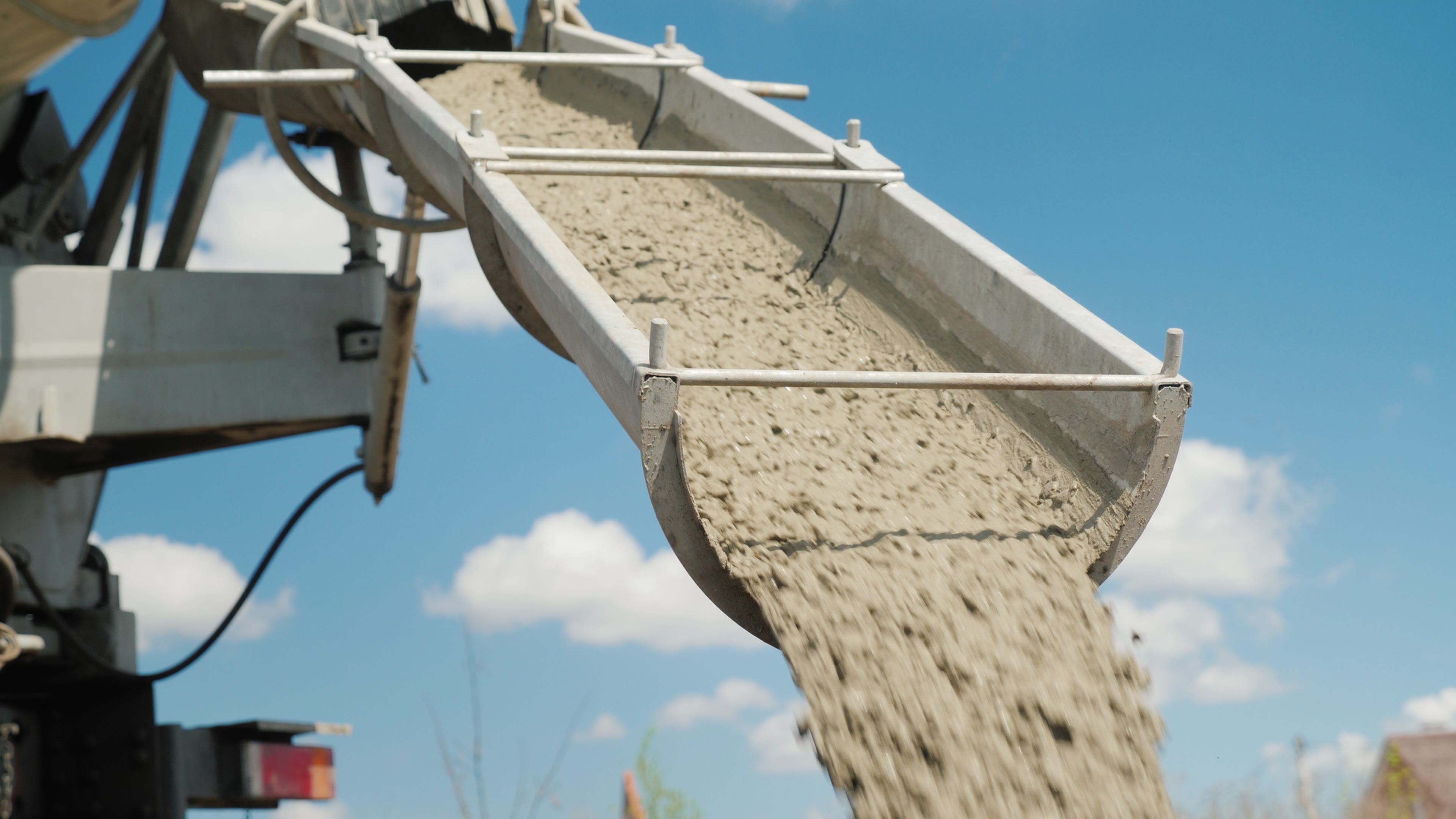 concrete cement pouring construction getty