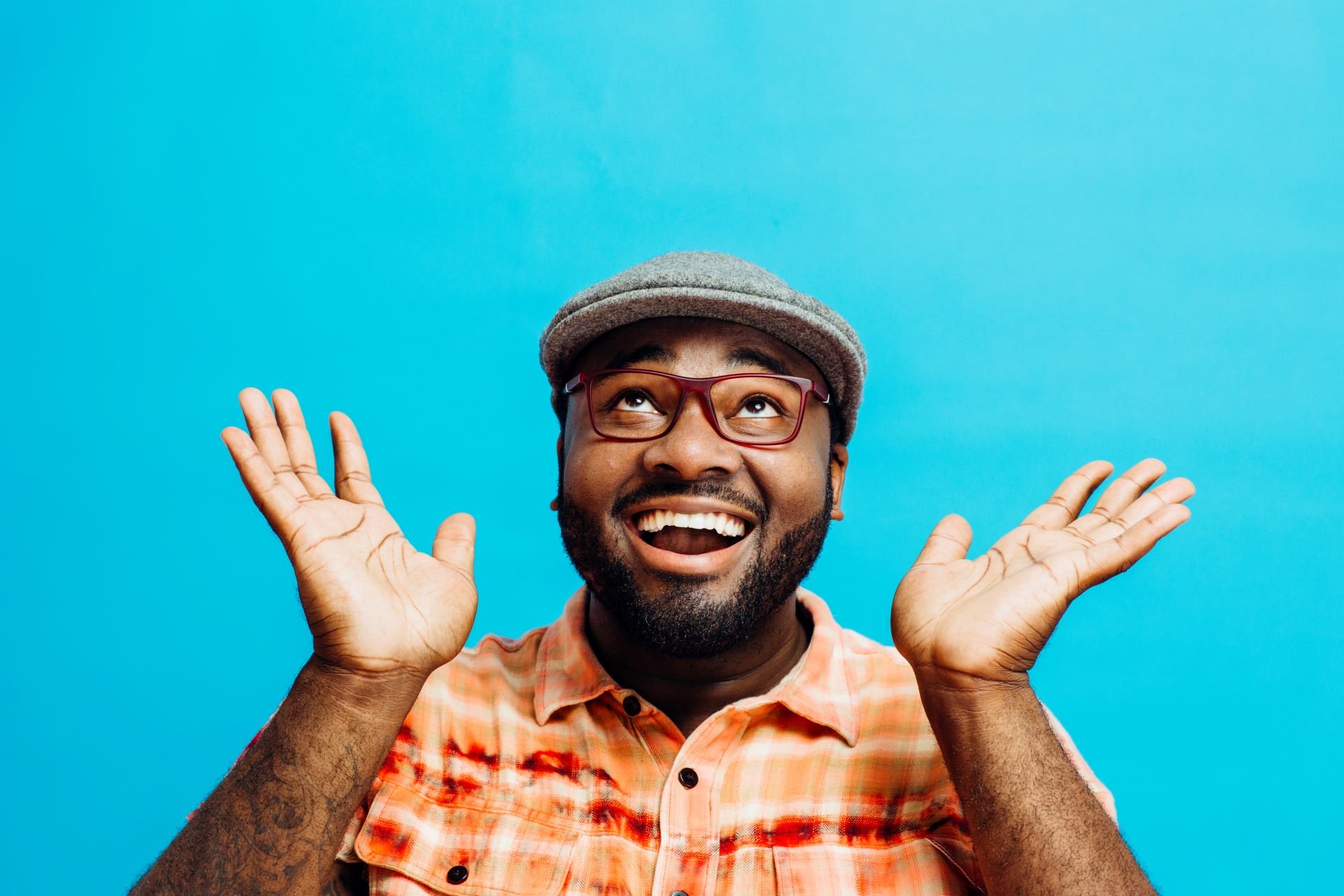 smiling person