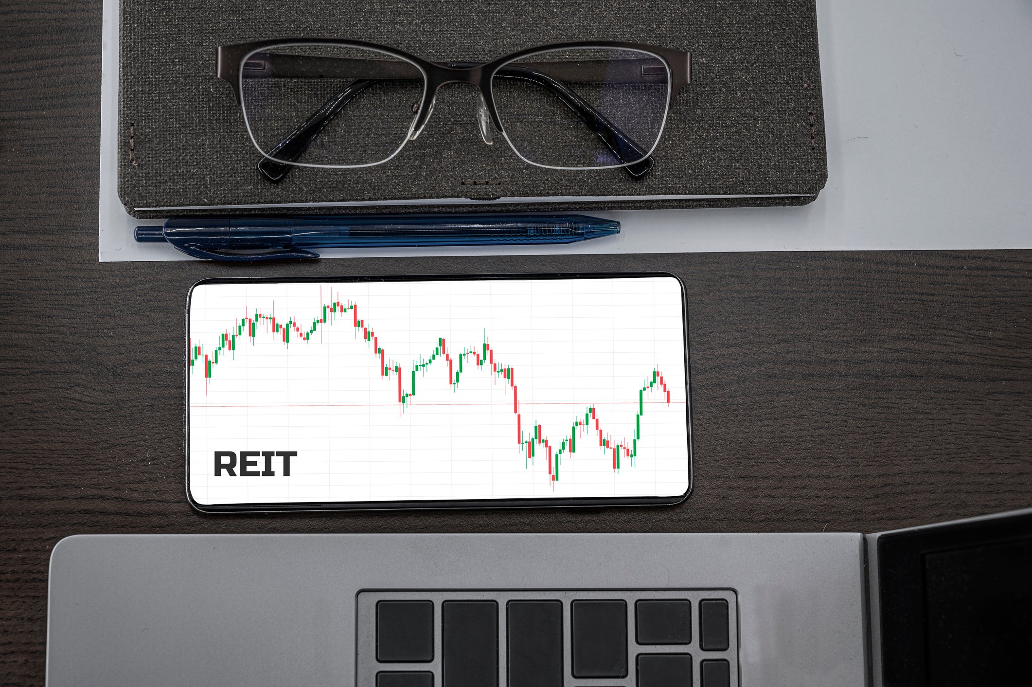 REIT and stock chart