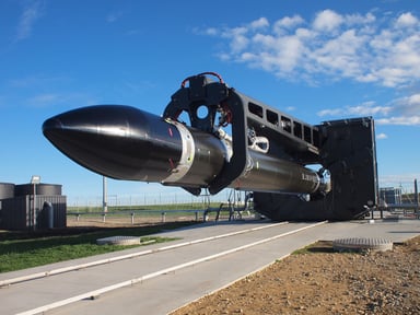 Horizontal Electron rocket IS Rocket Lab