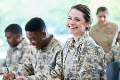 Getty - smiling military soldier