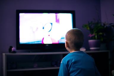 Child Watching TV