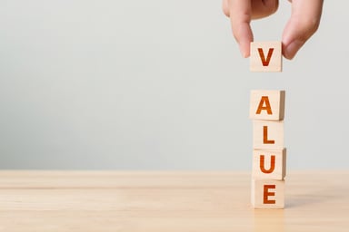 Value Spelled in Blocks