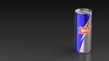 Energy drink can
