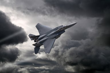 F15 Eagle Clouds Soar