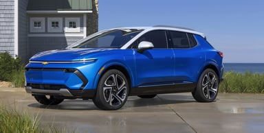 Chevy Equinox EV at shore house