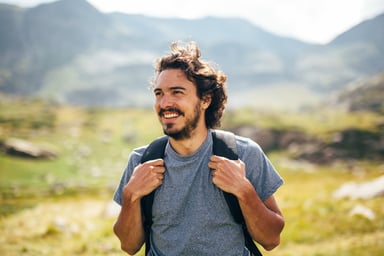 Getty - hiking outdoors beard
