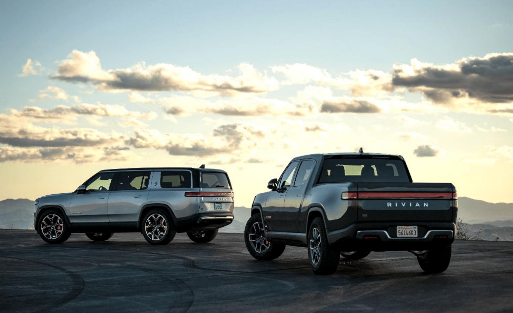 Rivian trucks