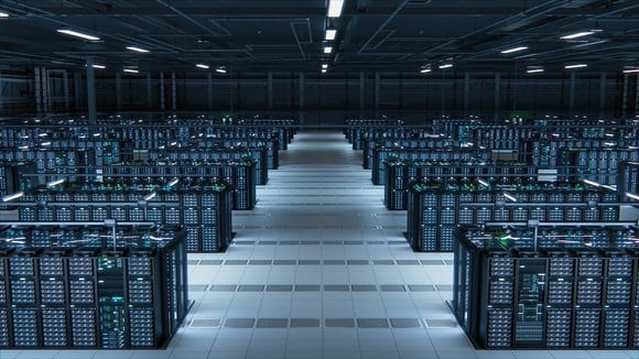 A data center.