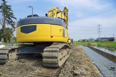 Caterpillar excavator