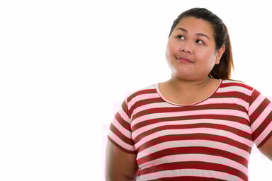 Getty - looking up thinking doubting wondering