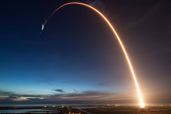 SpaceX Falcon 9 rocket launch.