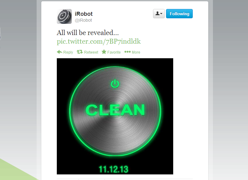 iRobot new Roomba announcement