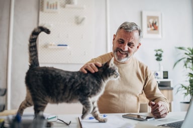 Getty - person with cat