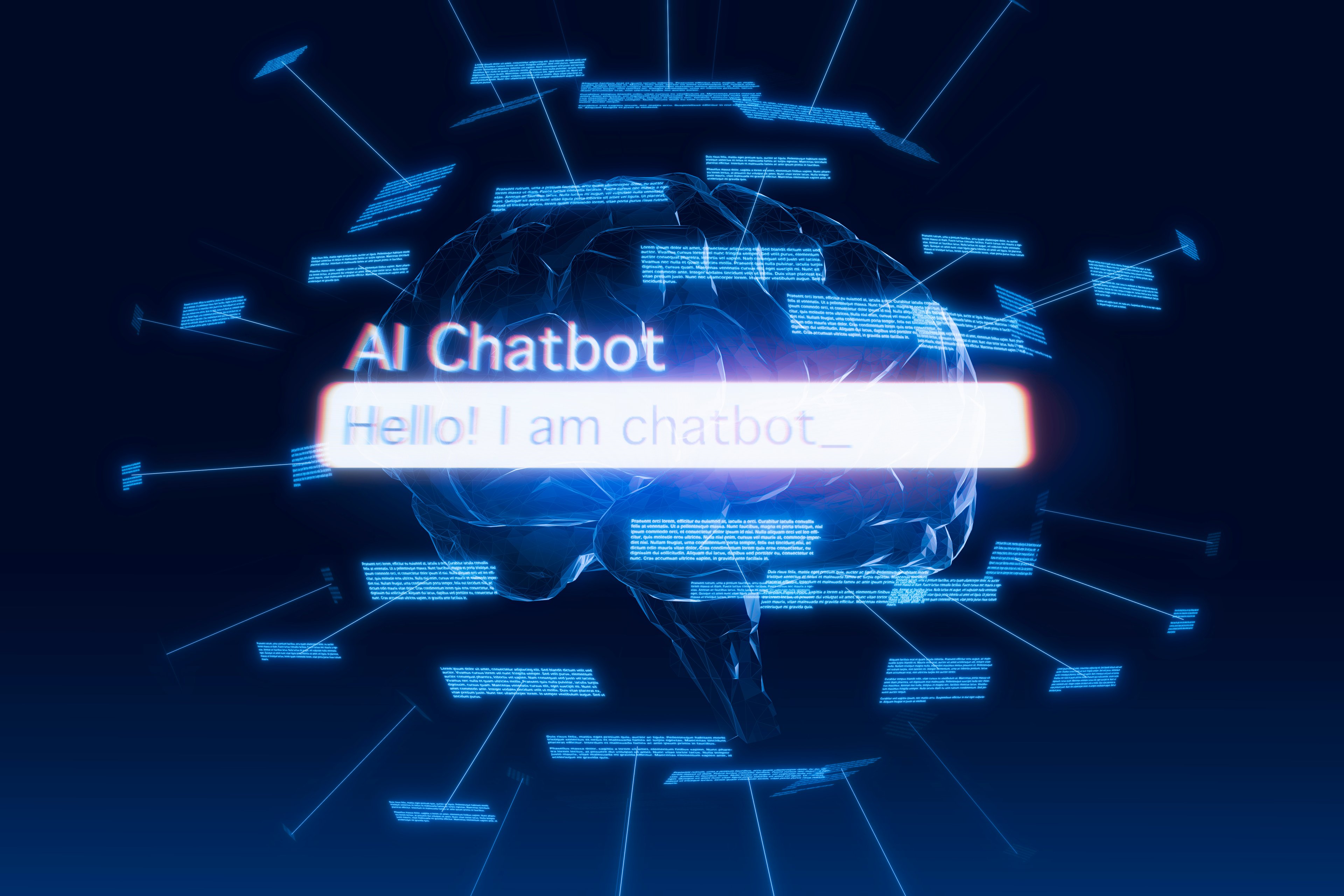 AI chatbot search bar
