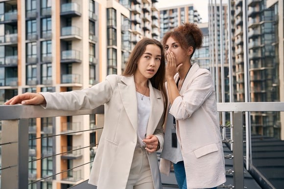 Whispering secrets in a big city.