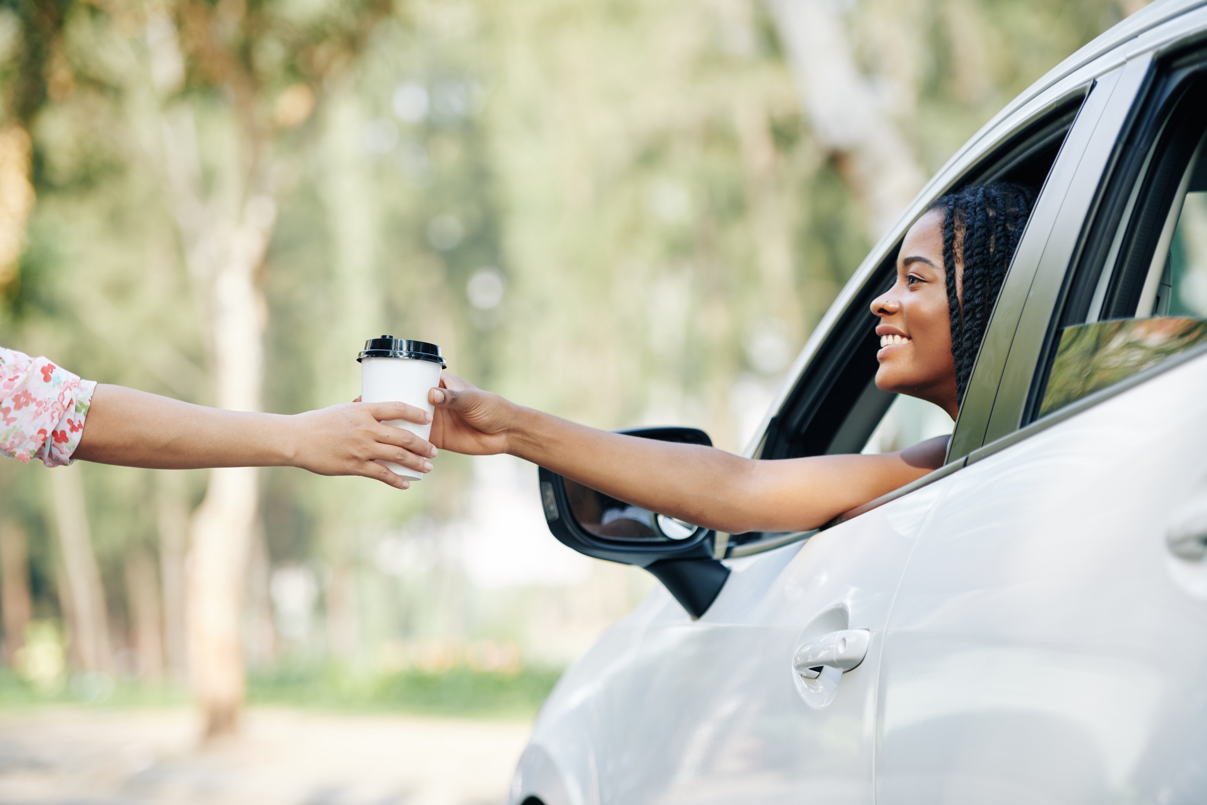 Person-coffee-car