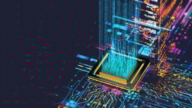 Quantum computer chip