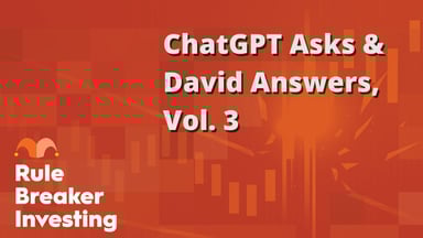 ChatGPT Asks & David Answers, Vol. 3