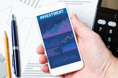 Stock investment on smartphone