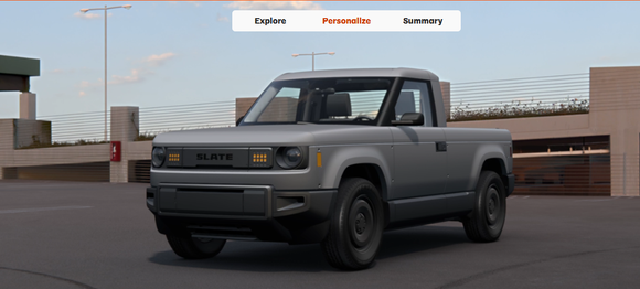 Blank Slate model truck.