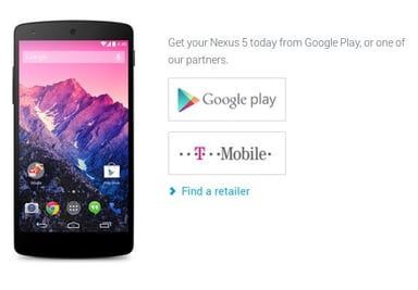 Nexus 5 buy now