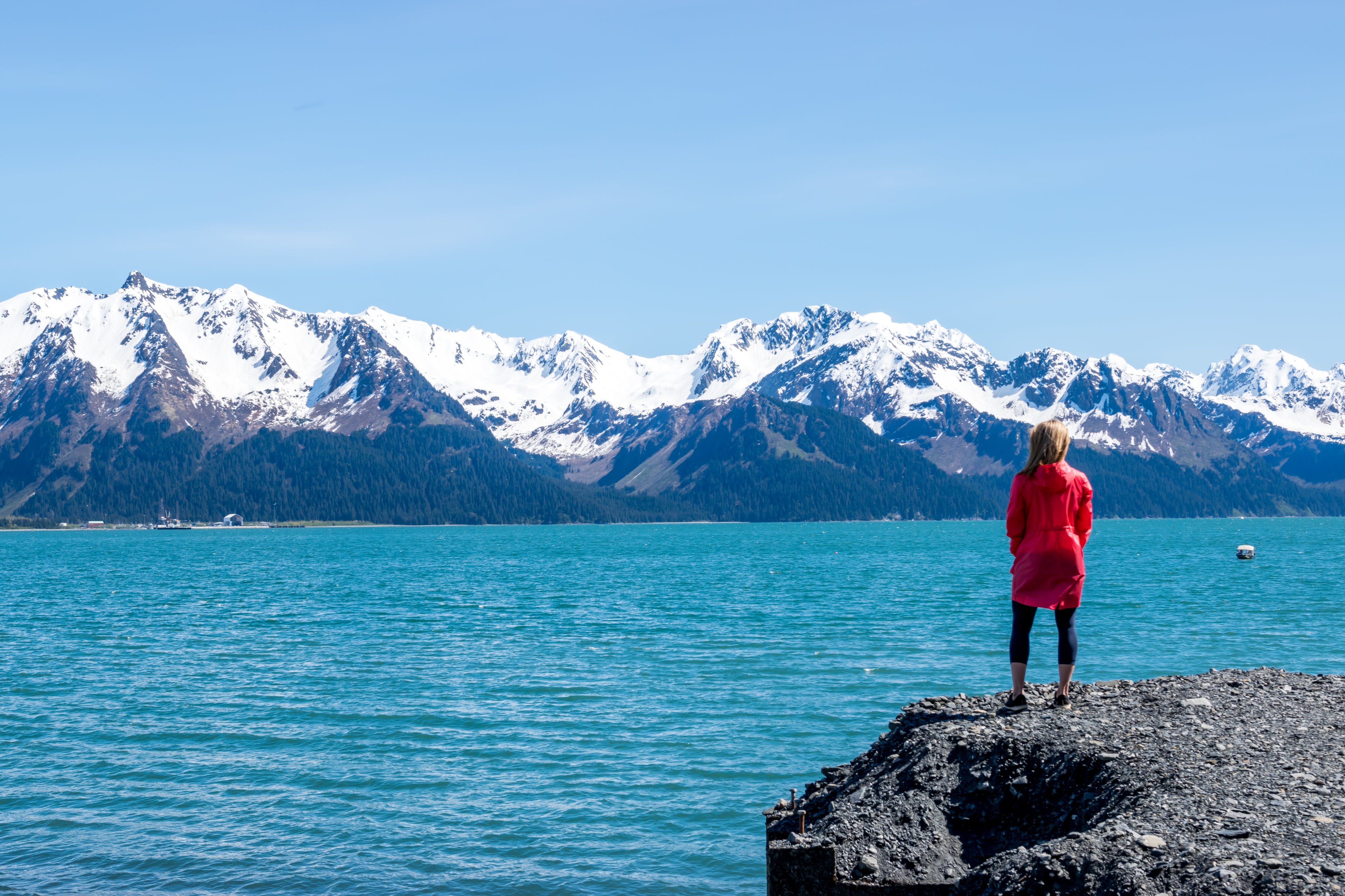 Vacation Overlooking Snowy Mountains