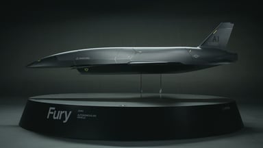 Fury unmanned fighter jet. IS Anduril.