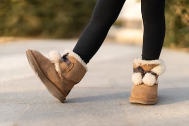 Person wearing Ugg boots