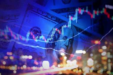 stock market data hundred dollar bill