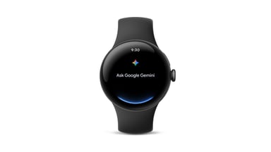 Gemini AI on a wristwatch. IS Google.