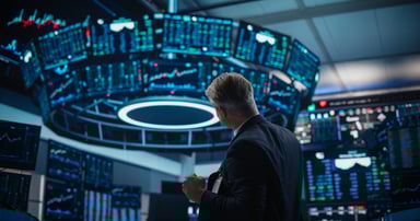 Fistpump looking at charts and numbers 2045262936