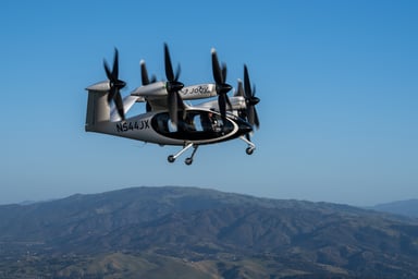 Joby Aviation aircraft in flight