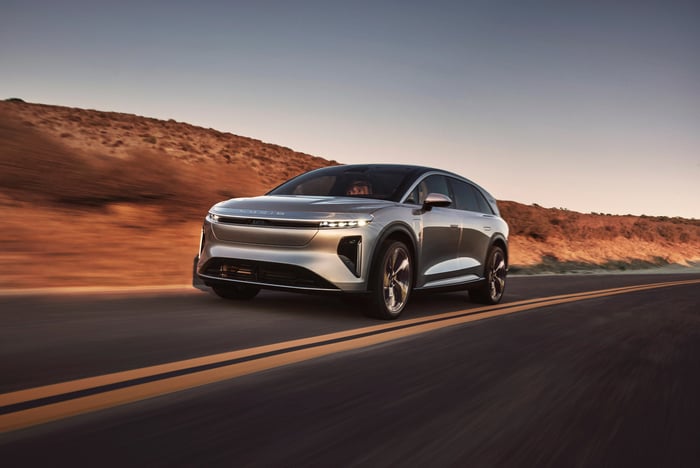 Lucid's Gravity electric SUV.