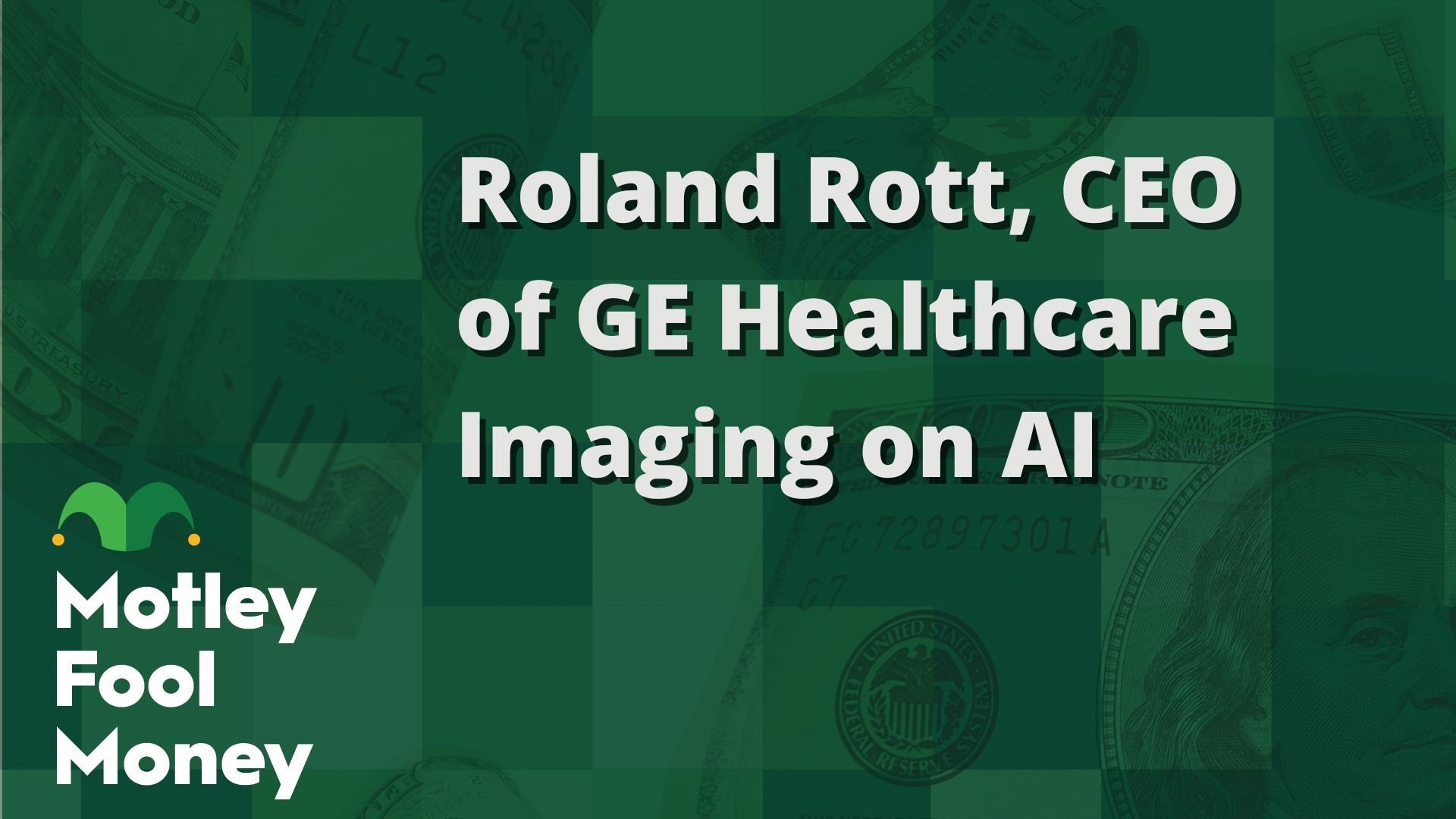 Roland Rott, CEO of GE Healthcare Imaging on AI