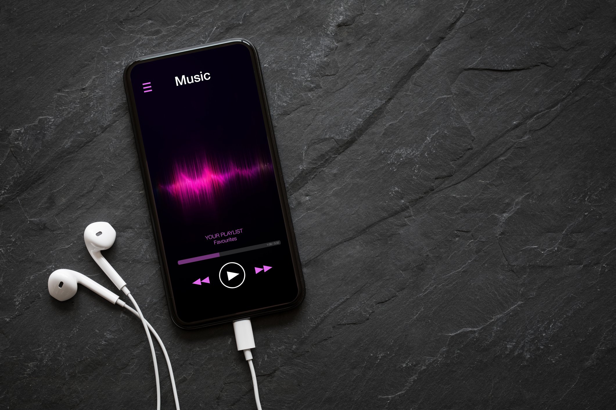 Music Played on a Smartphone