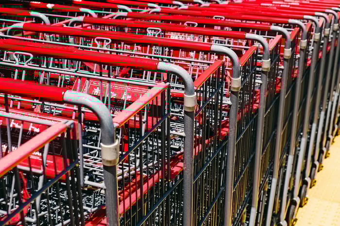 Shopping carts.