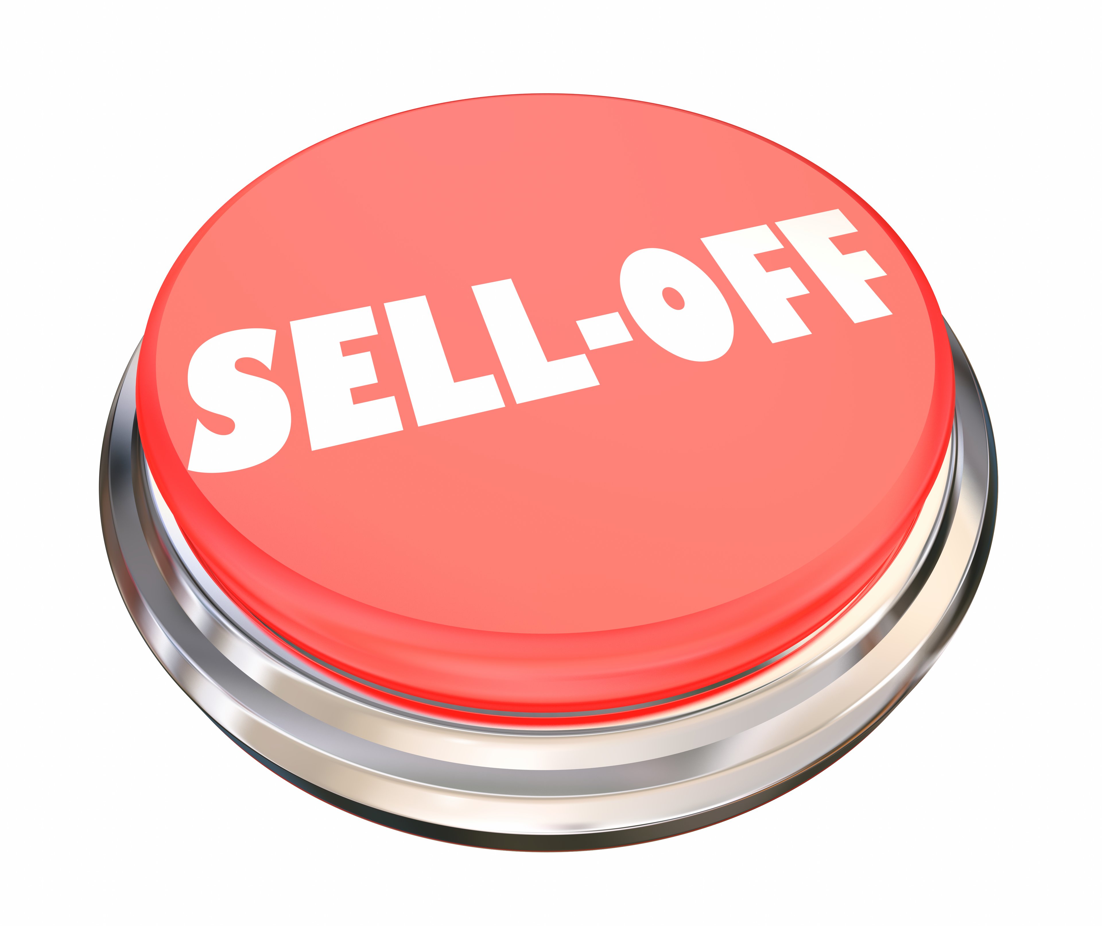 A red sell-off button.
