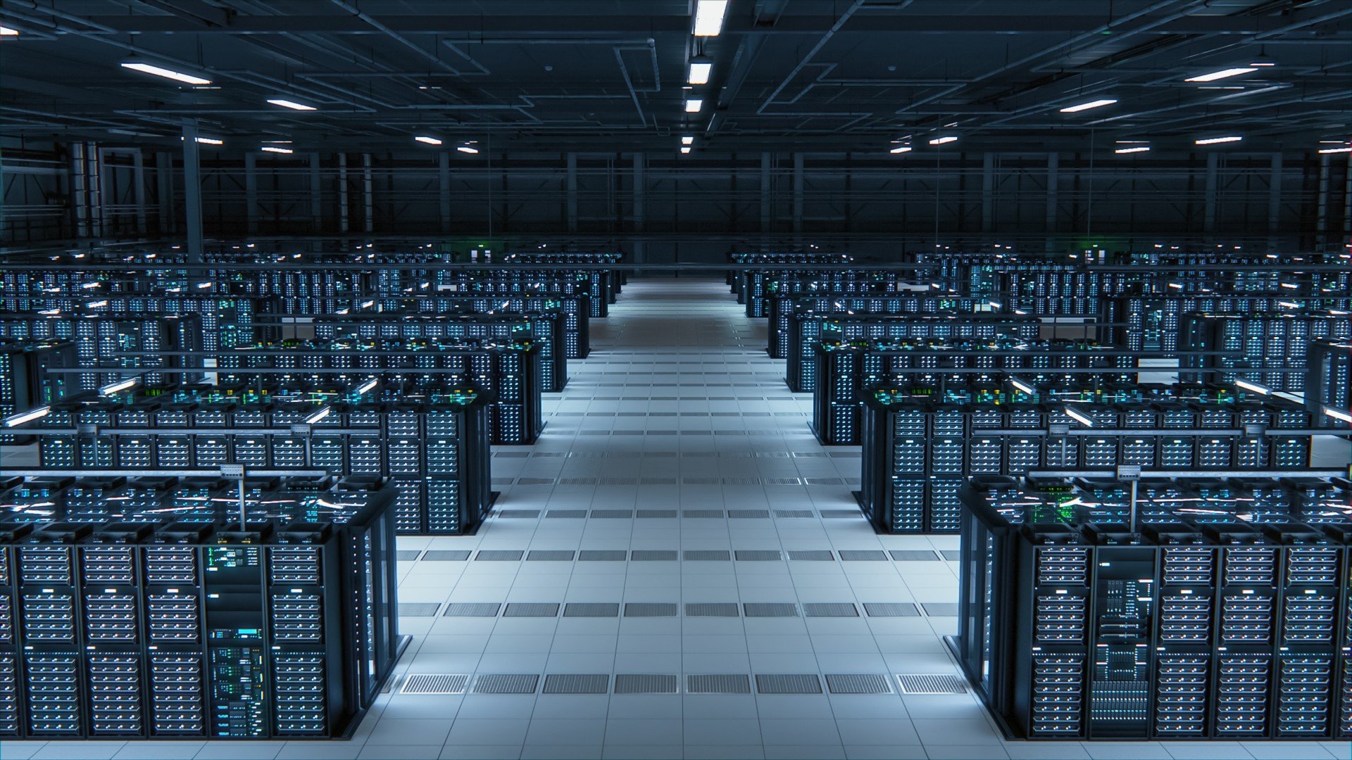 A data center.