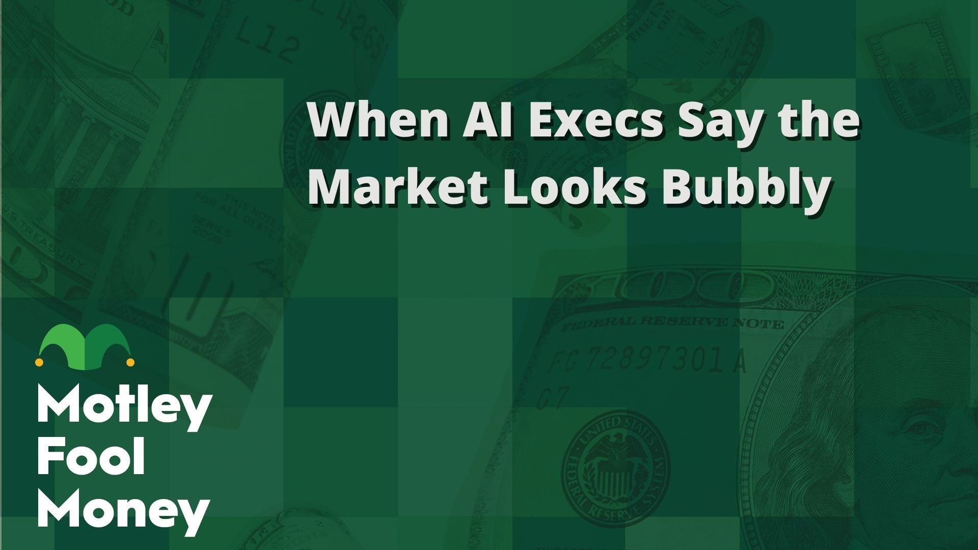 When AI Execs Say the Market Looks Bubbly