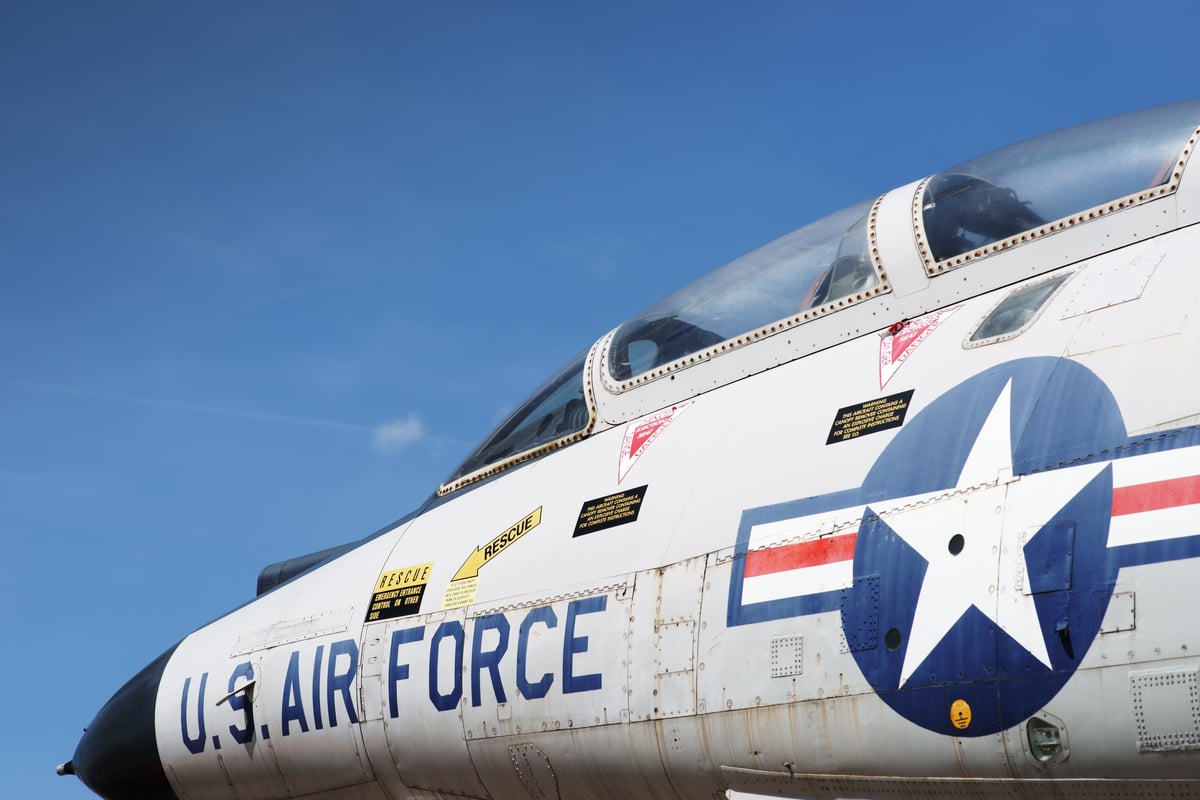 A U.S. Air Force fighter jet.