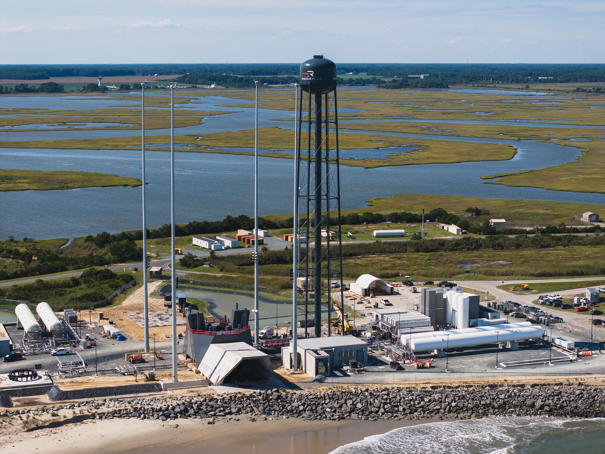 Rocket Lab's LC-3 launch complex.