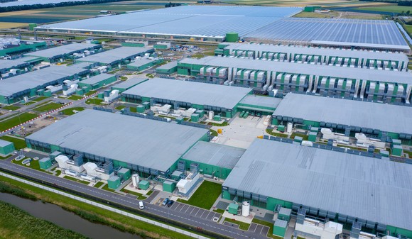A large data center.