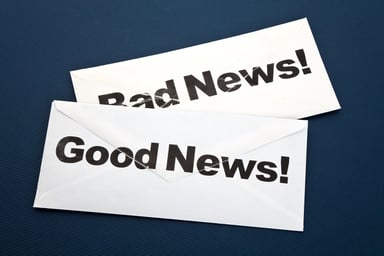 Getty - good news bad news