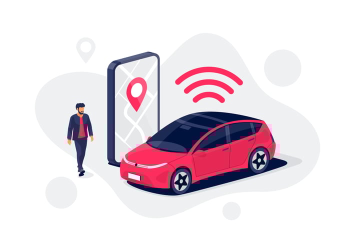 Robotaxi concept. 